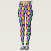 Un autre Mardi Gras Diamonds Pop Leggings de mode (Devant)