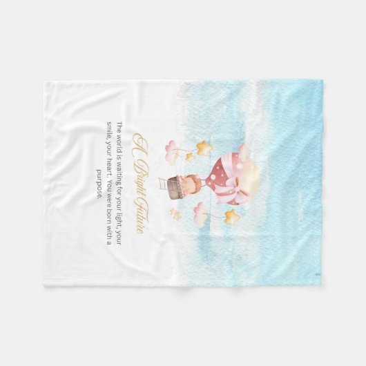 Un avenir brillant couverture en polaire (Devant (Horizontal))