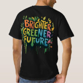 Un Avenir Plus Éclairé Et Plus Vert ( T-shirt Conç (Dos)