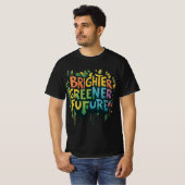 Un Avenir Plus Éclairé Et Plus Vert ( T-shirt Conç (Devant entier)