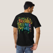 Un Avenir Plus Éclairé Et Plus Vert ( T-shirt Conç (Dos entier)