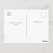 Un Baby shower Arc Un Peu Fleur sauvage Invitation (Dos)