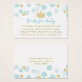 Un Baby shower de Little Prince Apporte une demand (Devant & derrière)