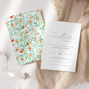 Un Baby shower moderne un peu mûr Invitation