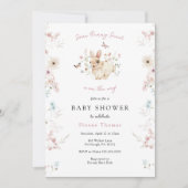 Un Baby shower Sucré Bunny Invitation (Devant)