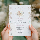 Un Baby shower Sucré Bunny Invitation