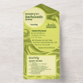 Un Bachelorette super tout en une invitation (À l'intérieur)