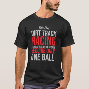 Un ballon T-shirt drôle de course pour hommes