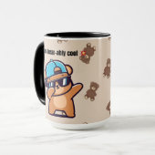 Un-Bear-ably Cool | Cute Bear Coffee Mug (Devant gauche)