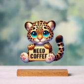 Un beau bureau a besoin de léopard de café (Neutre)