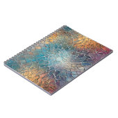 Un Beau Carnet À L'Art Métallique Abstrait (Côté gauche)