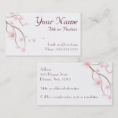 Un beau carte de visite (Devant / Derrière)