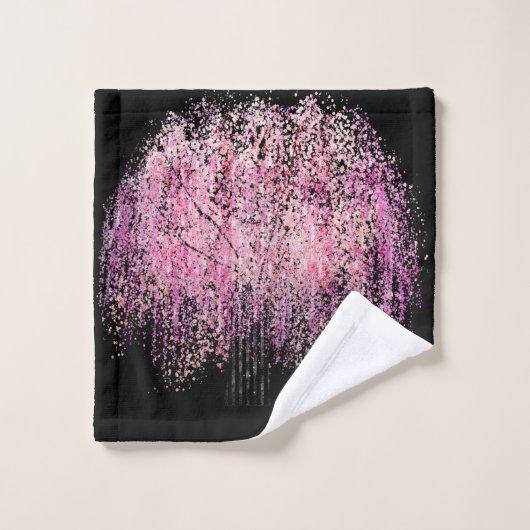 Un beau cerisier (Gant de toilette)