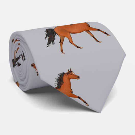 Un beau Cravate à cheval (Roulé)