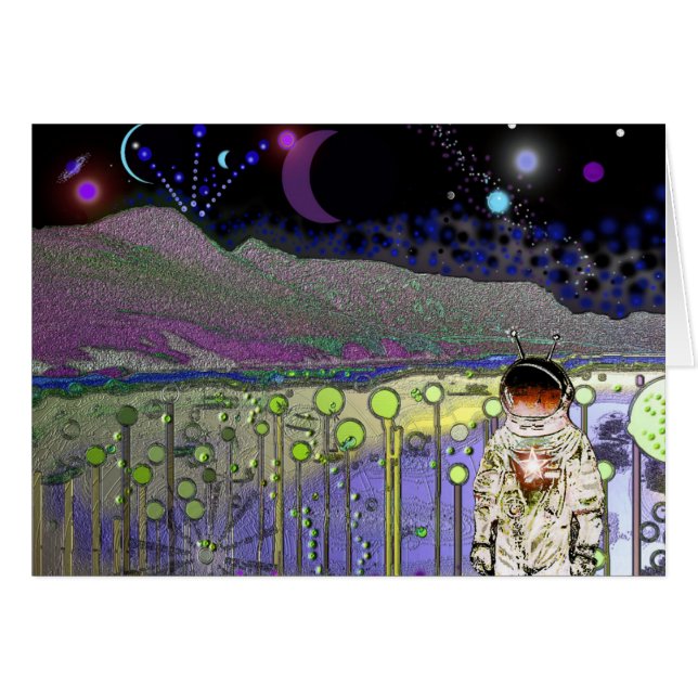 Un BEAU JOUR SUR la carte de la PLANÈTE #555 (Devant horizontal)