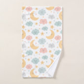 Un beau regard dans le Motif du ciel (Serviette à main)