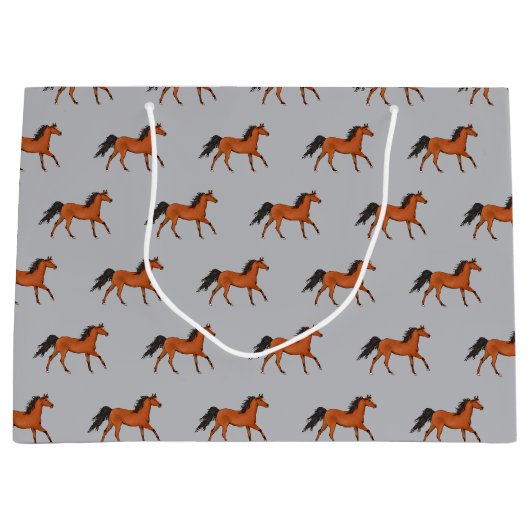 Un beau sac cadeau de cheval (Devant)