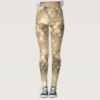Un beau spectre de couleurs sirènes leggings