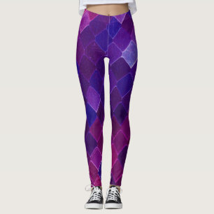 Un beau spectre de couleurs sirènes leggings