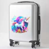 Un Beau Sticker Unicorn (Sur valise)
