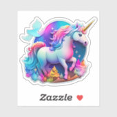 Un Beau Sticker Unicorn (Feuille)