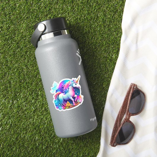 Un Beau Sticker Unicorn (HydroFlask Insitu)