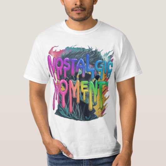 Un beau t-shirt pour hommes nostalgiques (Devant)