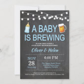 Un bébé brasse Baby shower Invitation (Devant)