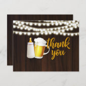 Un bébé brasse de la Carte de remerciements (Devant / Derrière)