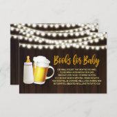 Un bébé brasse des livres pour la carte bébé (Devant / Derrière)