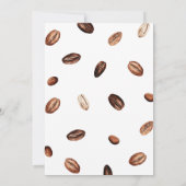 Un bébé brasse du café Baby shower Invitation (Dos)