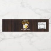 Un bébé brasse Étiquette de bouteille d'eau - Pers (Étiquettes simples)