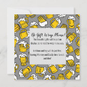 Un bébé brasse - Invitation conjointe au Baby show (Dos)