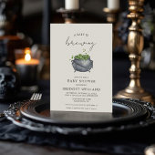 Un bébé brasse l'Halloween | Invitation