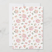 Un Bébé brasse Tea Party Invitation de douche (Dos)