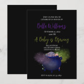 Un bébé brasse une cuisine Baby shower Invitation (Devant / Derrière)