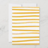 Un bébé brasse une invitation de Baby shower (Dos)