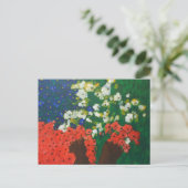 Un bébé dans le jardin Carte postale (Debout devant)