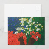 Un bébé dans le jardin Carte postale (Devant / Derrière)