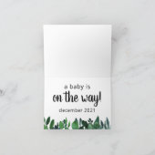 Un Bébé Est En Route Carte Faire-part De Grossesse (Intérieur)