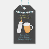 Un bébé est en train de brasser BÉBÉ-Q étiquettes  (Devant)