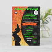 Un bébé est en train de brasser ! Invitation Baby  (Debout devant)