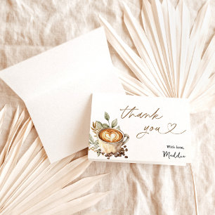 Un bébé est en train de brasser Plié Merci Cartes,