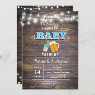 Un bébé est en train de préparer une invitation Bo