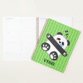 Un bébé panda mignon dormant paisiblement (Devant avec enveloppe)
