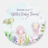 Un bébé perle arrive Autocollants (Devant)