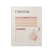 Un Bloc-notes de remerciement Soul (Tourné)