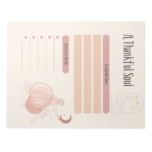 Un Bloc-notes de remerciement Soul (Devant)