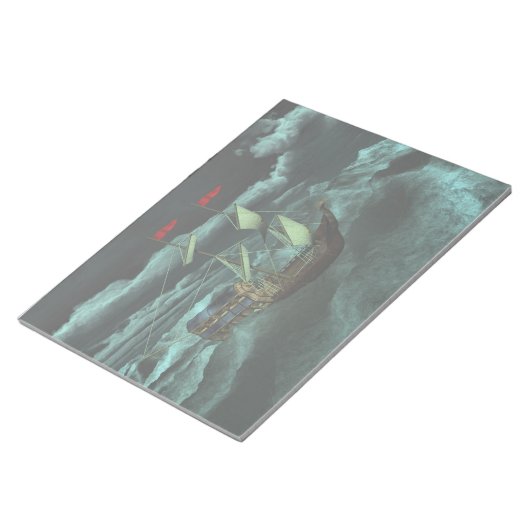 Un Bloc-notes marin sauvage et orageux (Incliné)