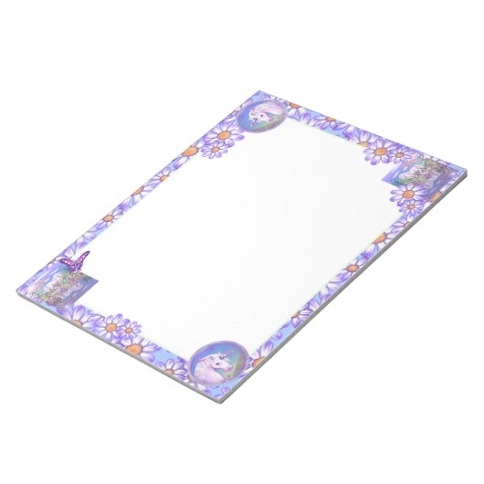 Un Bloc-notes paradisiaque violet (Incliné)